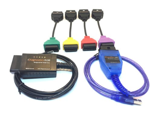 ELM + KKL + 4 Colored Adapters (Green Red Yellow Purple)