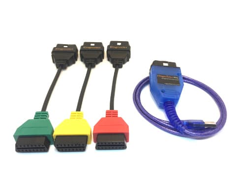 KKL + 3 Colored Adapters (Green Red Yellow)